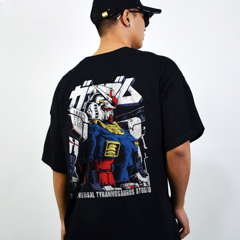 Streetwear Brand Model - Gundam Grafik T Shirt Adam Yaz