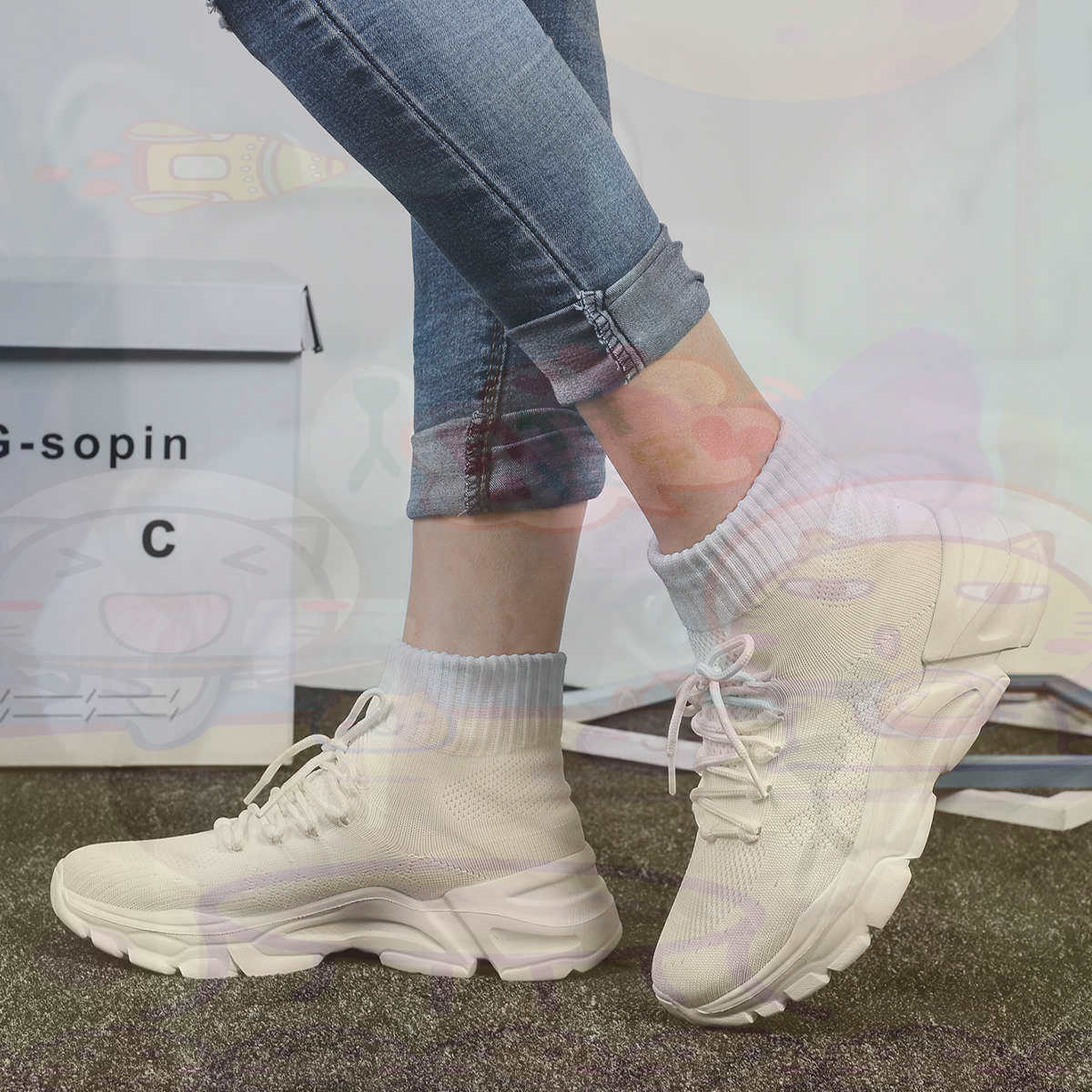 Streetwear Brand Model - Yüksekliği Artırır Sümer Basketbol Basketbol kadın