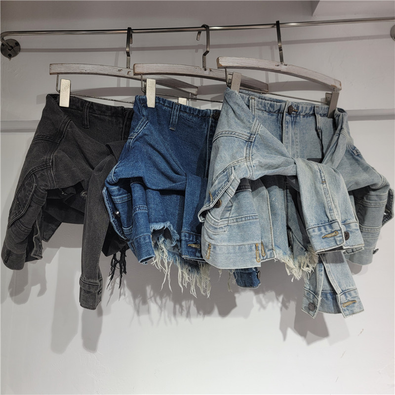 Kot Şort Kadınlar İçin Vintage - Streetwear Brand Pants incelemesi ve fiyatı